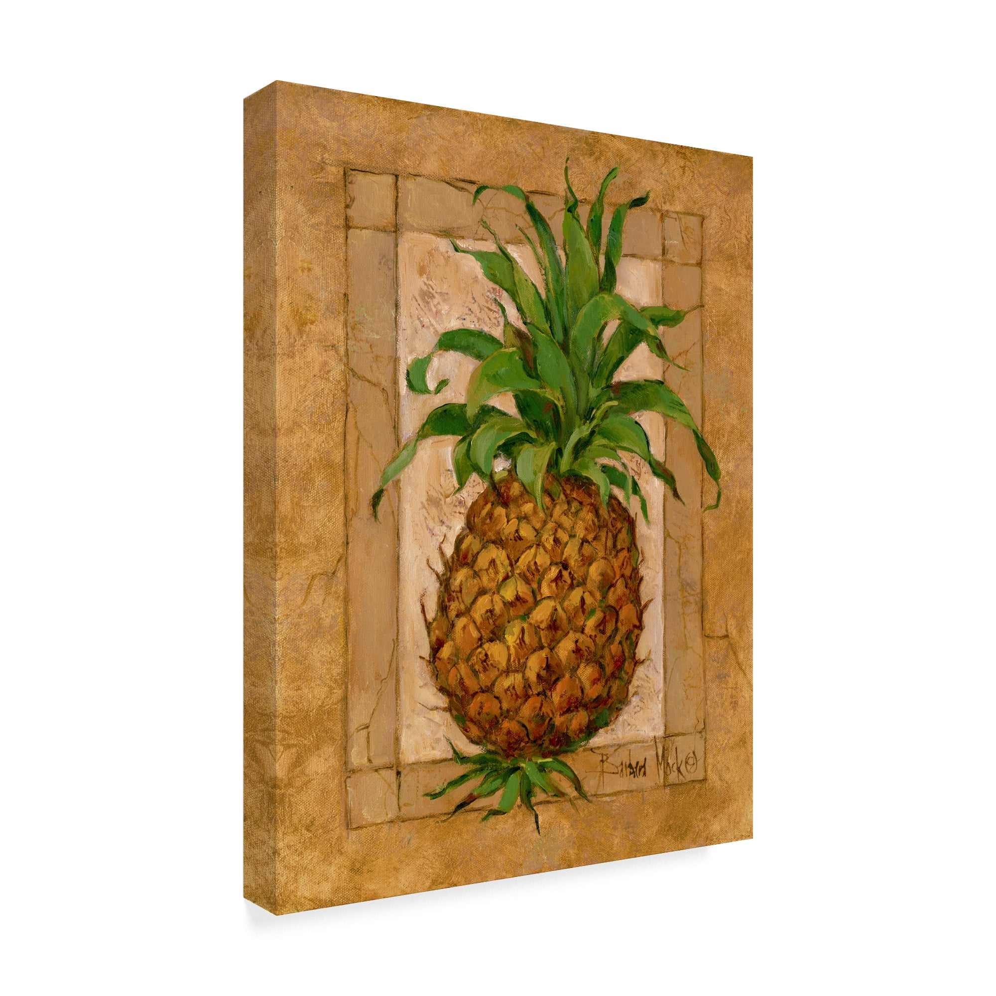 Trademark Fine Art ' Pineapple Pizzazz' Canvas Art by Barbara Mock