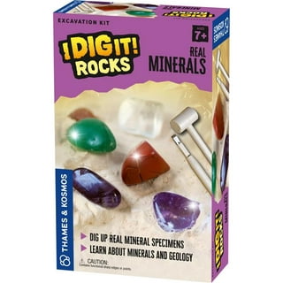 Gem dig kit for kids- Gemstones Science arts and crafts for kids Unique  gifts for kids Find 12 Real Precious Gems crystals Stones for Mineral &  Rock Collection s 
