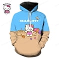 thumbnail image 1 of Sudadera con capucha de Hello Kitty con estampado 3D para hombre y mujer, sudaderas de moda, ropa de calle, 1 of 1