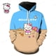 thumbnail image 1 of Sudadera con capucha de Hello Kitty con estampado 3D para hombre y mujer, sudaderas de moda, ropa de calle, 1 of 1