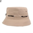 thumbnail image 6 of Unisex Summer Bucket Hat Outdoor Sun UV Protection Casual Wide Brim Fishing Cap for Women Men, 6 of 8