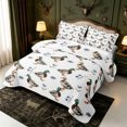 thumbnail image 3 of Manfei Wild Mallard Duck Quilt King,Farmhouse Animal King Coverlet Set,3pcs,1 Bedspread and 2 Pillowcases, 3 of 7