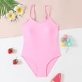 thumbnail image 6 of mgoYE Girl Swimsuits 10-12 Girls One Piece Swimsuit Cute Striped Bathing Suit Hawaii Swimwear(Pink,11-12 Years), 6 of 9