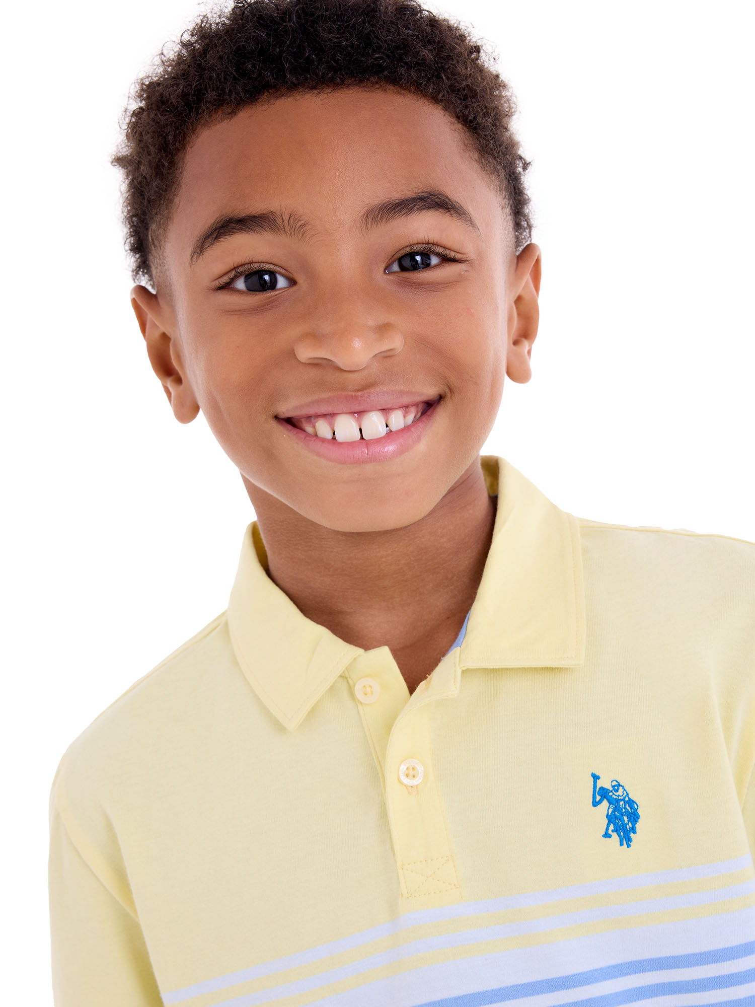 U.S. Polo Assn. Boys Chest Stripe Jersey Polo, Sizes 4-18