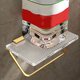 thumbnail image 5 of Soporte de papel higiénico de pared con estante de almacenamiento, marco de aluminio aeroespacial, estante acrílico, instalación adhesiva, dispensador de papel higiénico impermeable, 17x10x8cm, oro, 5 of 7