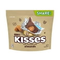 thumbnail image 2 of Hershey's Kisses Milk Chocolate with Almonds Candy, Share Pack 10 oz, 2 of 9