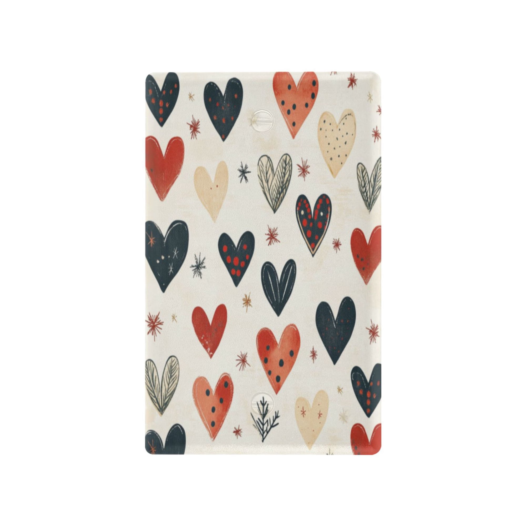 Switch Panel Switch Decoration 2.76x4.53x0.28 Inches Unused Outlet Cover Switch Plate Wall Plates Living Room Kitchen Bedroom Study Switches Christmas Cartoon Love