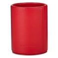 thumbnail image 1 of Campo Marzio Porte-stylo Rond en Cuir Caillé, Rouge, 1 of 1