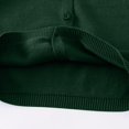thumbnail image 6 of Kids Girls Solid Color Long Sleeve Fleece Knitted Cardigan for Autumn Winter, Comfortable Round Neck Sweater, Casual Knitwear for Special Occasions Army Green 4-5 Years, 6 of 6