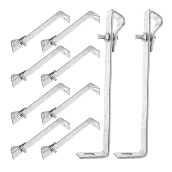 FUTUREORYY 10Pcs Protection Clip Galvanized Iron Chain Link Fence Grounding
