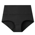 thumbnail image 5 of wcjm Black Women's Pure Cotton Women's Underwear Pure Cotton Plus Size Underwear Women's High Waist Underwear 5PC Underwear, 5 of 9