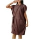 thumbnail image 2 of HongQid Women'S Soft Robes Bath Robe After Shower Female Plush Spa Bathrobes Sleeveless Lightweight With Pockets, 2 of 4