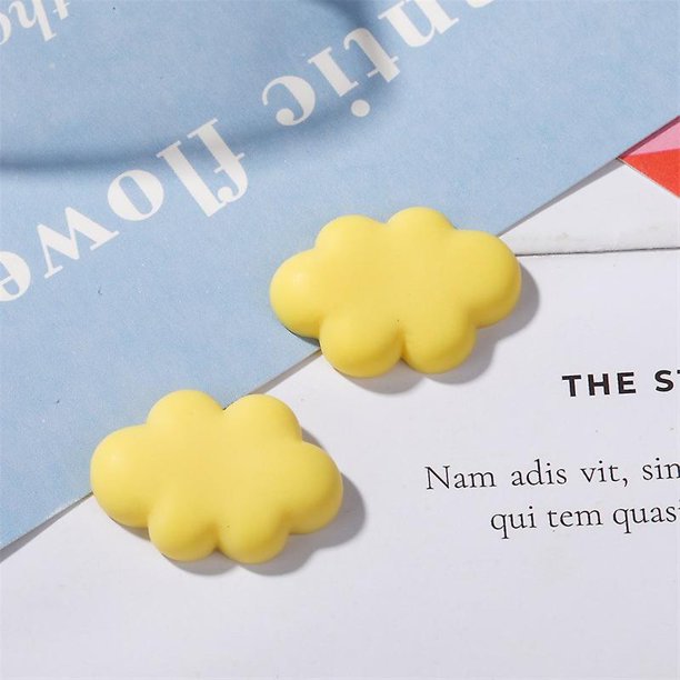 Imán para nevera de resina con dibujo de nube encantadora, corazón de caramelo, pegatina magnética para nevera, mensaje, regalo, decoración de pared de fotos, Banban LingWen 8390611042264