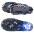 thumbnail image 4 of Toddler Boys Rain Boots Little Kids Baby Light Up Rubber Printed Waterproof Car Navy Mud Insulated Shoes Lightweight Adorable with Easy-on Handles Non Slip Size 13, 4 of 5