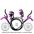 thumbnail image 3 of Ensemble de Freins à Disque Hydrauliques Modification Accessoires Professionnels pour Vélos Pièces de Bicyclette Accessoires de Cyclisme Kit de Freinage Pièce Modifiée Violet Double Côtés/disques, 3 of 9