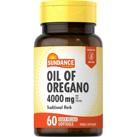 Oil Of Oregano 4000mg | 60 Softgels | Supplement for Men and Women | by Sundance