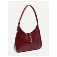 thumbnail image 2 of Bolso de hombro RoseSeek Vintage Hobo de piel sintética burdeos, 2 of 6