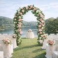 thumbnail image 6 of QAZbgdl Artificial Rose Leaf Vine Garland | 1-Piece Wedding Arch Decoration | 100cm, 170cm, or 200cm Length | Flexible Rattan with Pink & White Flowers for Outdoor & Indoor Decor, 6 of 6