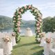 thumbnail image 5 of Hojas Y Enredaderas De Rosas Simuladas De Plástico Guirnalda de rosas artificiales rosas, arreglo floral flexible de ratán para decoración de dintel de puerta exterior de boda (L) Rkxzt, 5 of 8