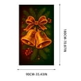 thumbnail image 2 of D Christmas Door Curtain Decoration For Home Holiday Scene Layout Background Cover Polyester Material Christmas Decorations 70.87X35.43 Inches Style D, 2 of 7