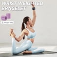 thumbnail image 6 of Ueasy Wrist Weights Set of 2, 1lb Adjustable Silicone Weighted Bangles for Women & Men, Wearable Ankle Weights for Yoga, Pilates, Dance, Strength Training, Running and Pool Exercises, 6 of 7