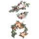 thumbnail image 1 of Guirnalda de flores artificiales hecha a mano decorativa para arco de boda, fiesta, telón de fondo naranja rosa blanco rojo, 1 of 9