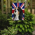 thumbnail image 2 of Carolines Treasures LH9476GF Cavalier Spaniel with English Union Jack British Flag Garden Flag Garden Size multicolor, 2 of 2