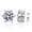1 carat moissanite, variant on Moissanite Stud Earrings S925 Sterling Silver Cross-border Magnetic Stud Earrings for No Ear Piercings, Classic Six-Prong Style for Men and Women