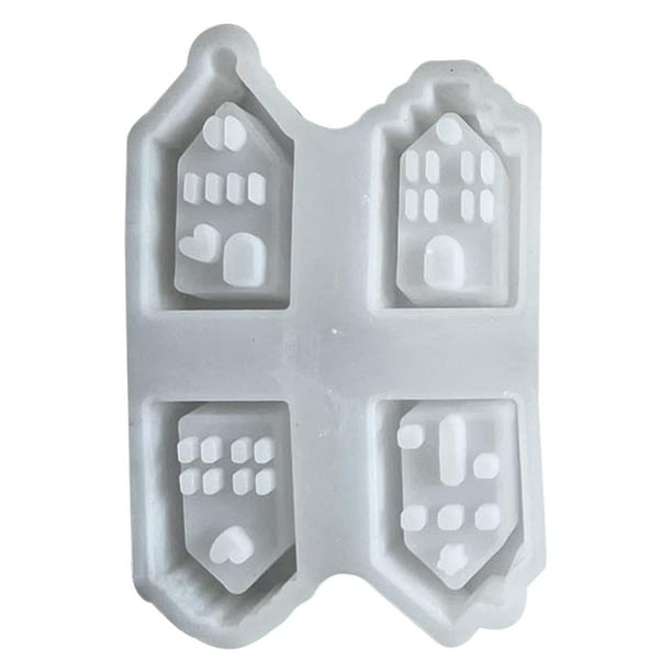 Molde para velas de árbol de Navidad, yeso para aromaterapia navideña.