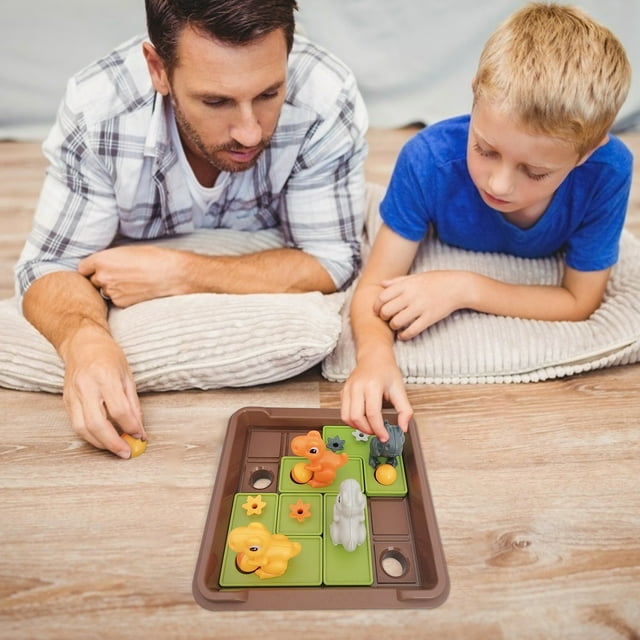 ZZwxWA Festival Gift Dinosaur Mobile Board Fun Reasoning Training Fun Board Game Astronaut Board