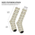 thumbnail image 2 of Lsque Wild West Western Pattern Sport Compression Socks for Men & Women 15-20 mmHg Knee High Nurse Pregnant Running Medical and Travel Athletic, 2 of 6