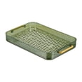 thumbnail image 1 of Drainage Tea Tray,Double Layer Water Drainage Tea Serving Tray Drainage Tea Serving Tray Ultra Responsive, 1 of 8