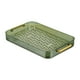 thumbnail image 1 of Diseño de 2 asas para un drenaje de agua eficiente y un servicio estético Elegante bandeja de té de dos niveles, 1 of 8