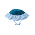 thumbnail image 5 of Baby Toddler Girls Color Block Ruffle One Piece Bathing Suit with Ruffle Sun Hat Quick Dry Beach Swim Outfit Size 1-6, 5 of 7