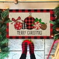 thumbnail image 3 of Country Striped Christmas Decorative Floor Mat, 3 of 10