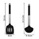 thumbnail image 2 of Juego de utensilios de cocina de 2, utensilio de cocina de silicona resistente al calor con mango de acero inoxidable, 2 of 5
