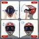 thumbnail image 5 of Casco de moto de cross OUMURS para adulto con gafas, guantes y máscara, color rojo M, 5 of 9