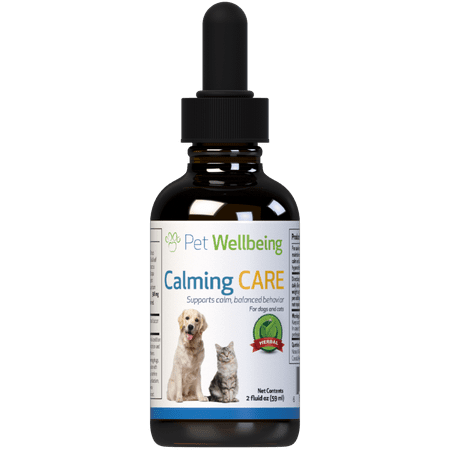 UPC: 0661822600214 | Pet Wellbeing Natural Support for Cat Anxiety and Stress – Calming Care 2oz (59ml)