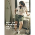 thumbnail image 2 of Lee® Women's Plus Heritage Mid Rise Carpenter Short, 2 of 10
