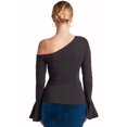 thumbnail image 2 of Tova Top - Women's Asymmetric bell sleeve top, 2 of 5