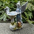 thumbnail image 5 of syligr Solar Garden Decor Angel Garden Statue with Cherub Bunny Figurines and LED 7 Color Lights for Yard Patio Lawn Gift for Mother Wife Outdoor Decorations Fairy Solar Light Fairytale Night Light, 5 of 5
