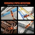 thumbnail image 6 of 100ft Pipe Blockage Detector - Waterproof Clog Locator for PVC/Metal Pipes w/8 Probes, Adjustable Sensitivity & Rechargeable Battery - Sewer/Wall Scanner Tool, 6 of 11