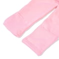 thumbnail image 4 of Baby Knotted Gown- Super Soft Newborn Infant Long Sleeve Sleepwear with Hat For Baby Boy And Girl - Pink, 4 of 5