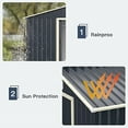 thumbnail image 4 of Relyard 8x8 Metal Outdoor Storage Garden Shed, 4 of 5