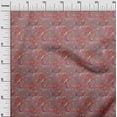thumbnail image 3 of oneOone Rayon Dusty Rose Fabric Autumn Leaves Sewing Material Print Fabric By The Yard 56 Inch Wide, 3 of 4