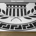 thumbnail image 6 of Ambesonne Retro Place Mats Set of 4, Column Laurel Wreath, Standard Size, Black White, 6 of 6
