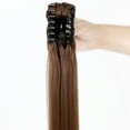 thumbnail image 5 of AynnQueen Ponytail Extension Claw Clip in Pony Tails Hair Extensions Synthetic Wavy Straight Secret Ponytail Hairpiece 18/21 Inch, 5 of 5