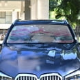 thumbnail image 7 of BZSMCE Foldable Car Windshield Sunshade Umbrella-Bloom Bunny Nook Pattern, 7 of 7