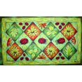 thumbnail image 1 of Lady Bug on Parade Doormat Rug, Green - 18 x 30 in., 1 of 1