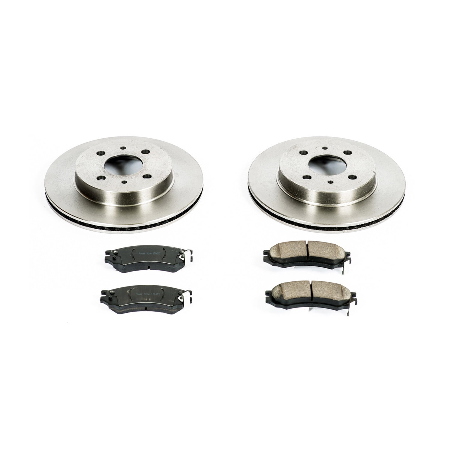 Power Stop Front Stock Replacement Brake Pad and Rotor Kit KOE1515